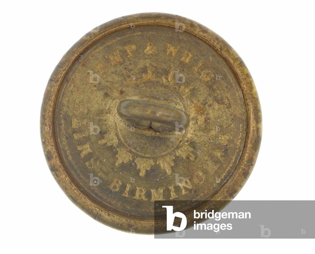 Button, other ranks, 4th Bengal European Regiment, 1855-1861 (brass)