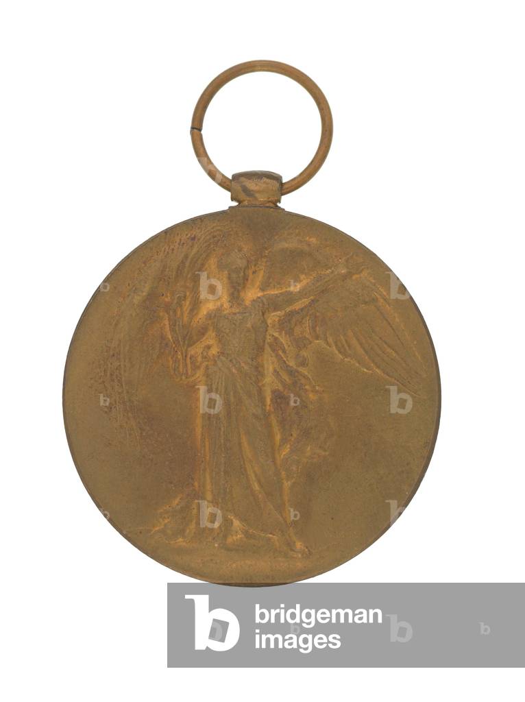 Allied Victory Medal 1914-19 awarded to Lance-Corporal Albert Haughton, 23rd Battalion, The Duke of Cambridge's Own (Middlesex Regiment) (metal)