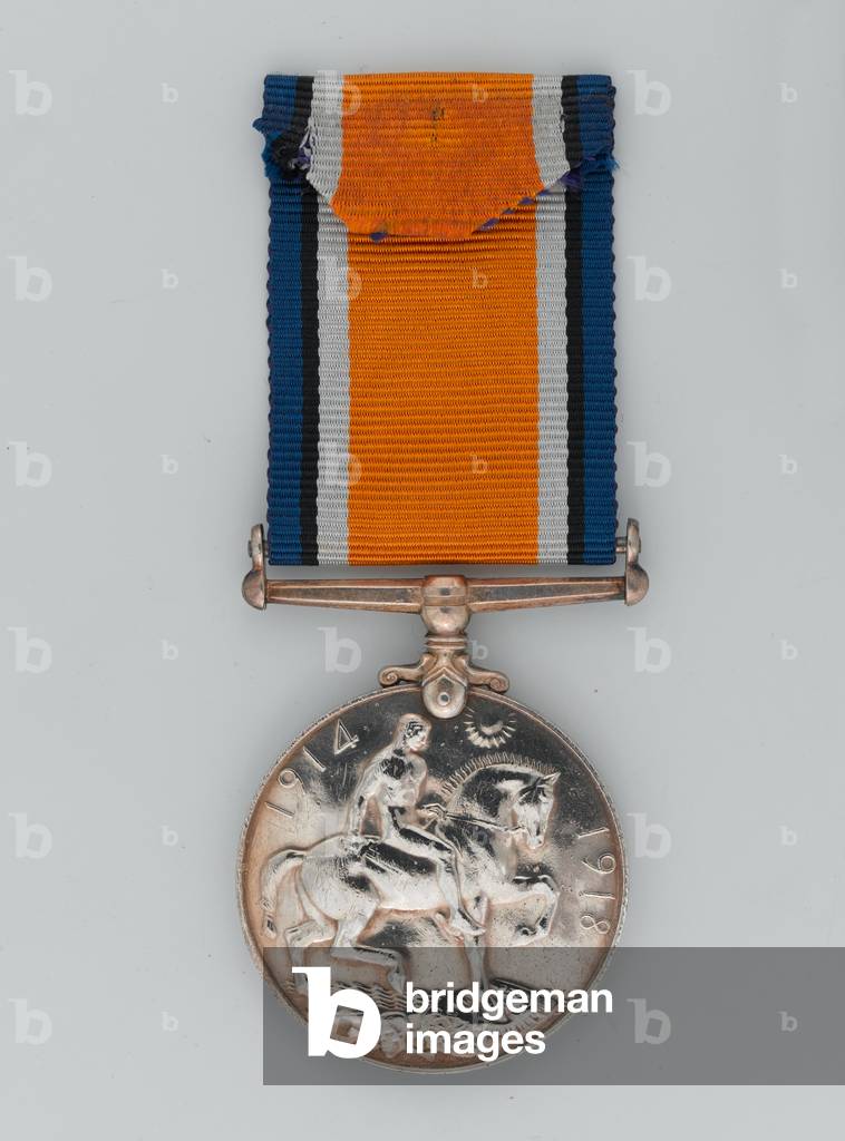 British War Medal 1914-20, Captain A M C McReady Diarmid, Duke of Cambridge's Own (Middlesex Regiment) (metal)