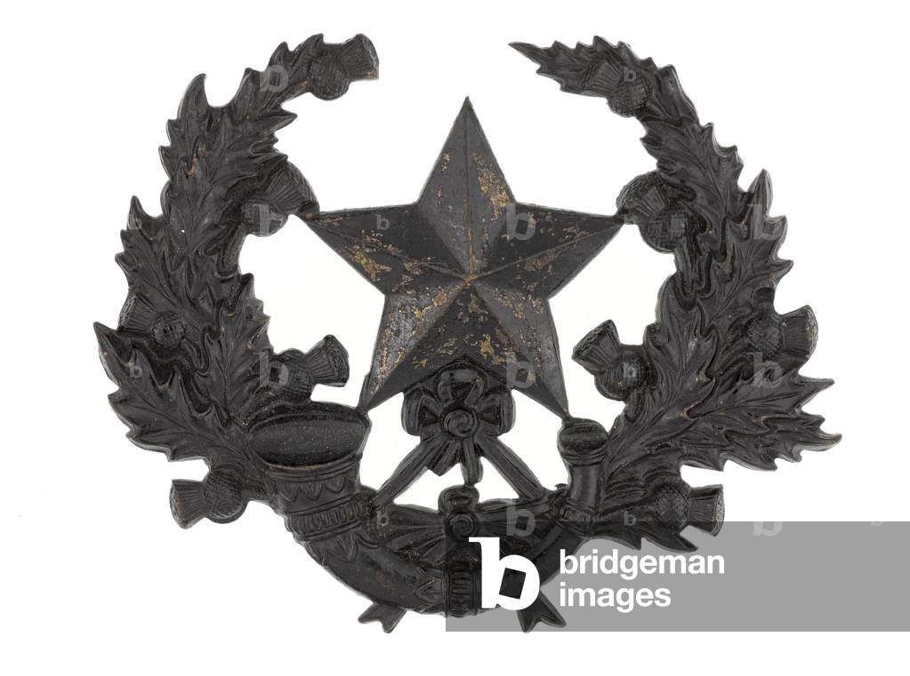 Cap badge, c.1898-1921 (brass)