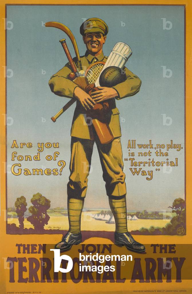 Are You Fond of Games? 1919-20 (colour litho)