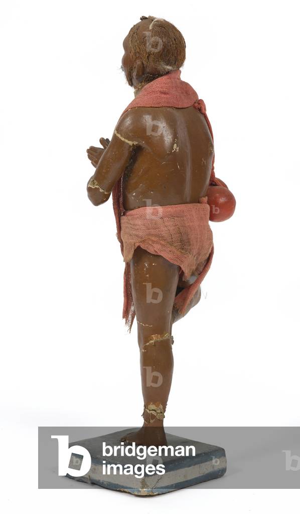Faqueer or Religious Mendicant, terracotta figurine, India, c.1880 (statuette)