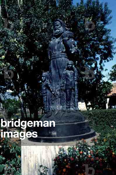Statue of St. Nicholas, Bishop of Myra (bronze)