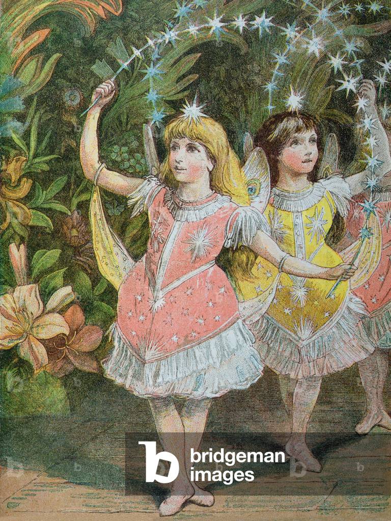 The Christmas Fairy, Victorian card