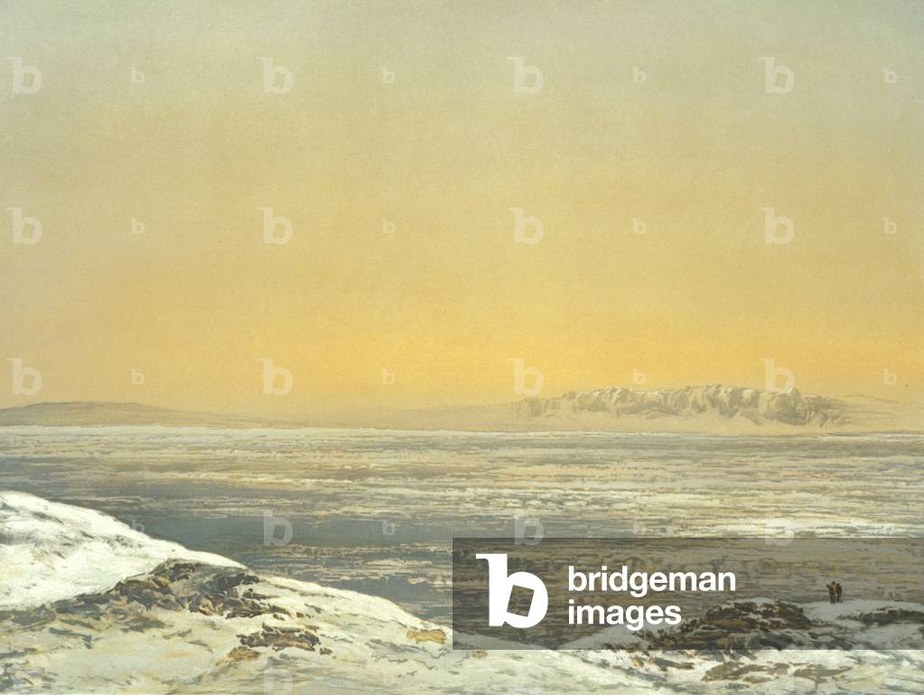 Melville Island da Bank's Land, 15 maggio 1854, inciso da William Simpson, pubblicato da Ackermann & Co., 1854