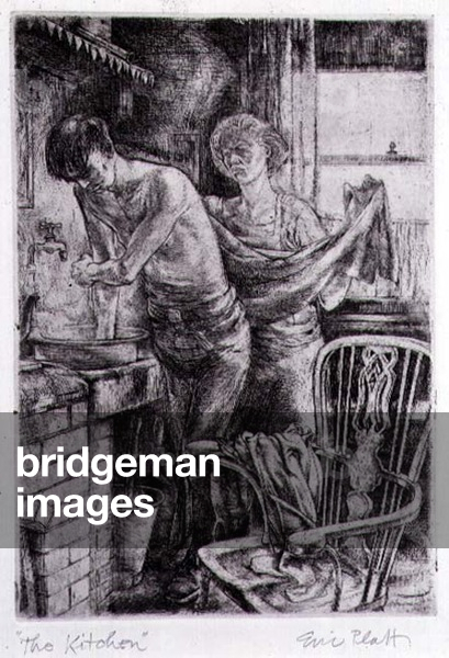 The Kitchen (etching)