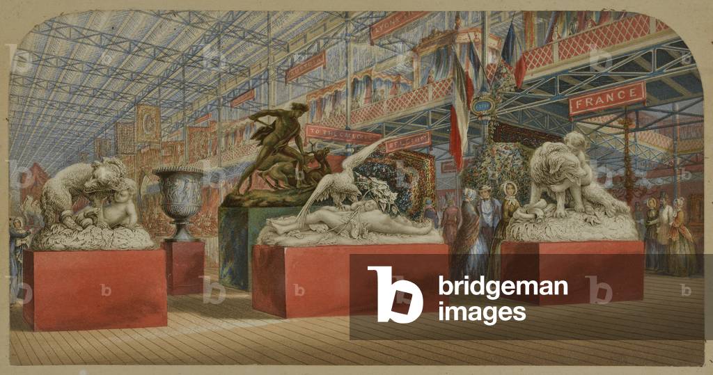 Untitled (The Great Exhibition), 1851 (coloured lithograph)