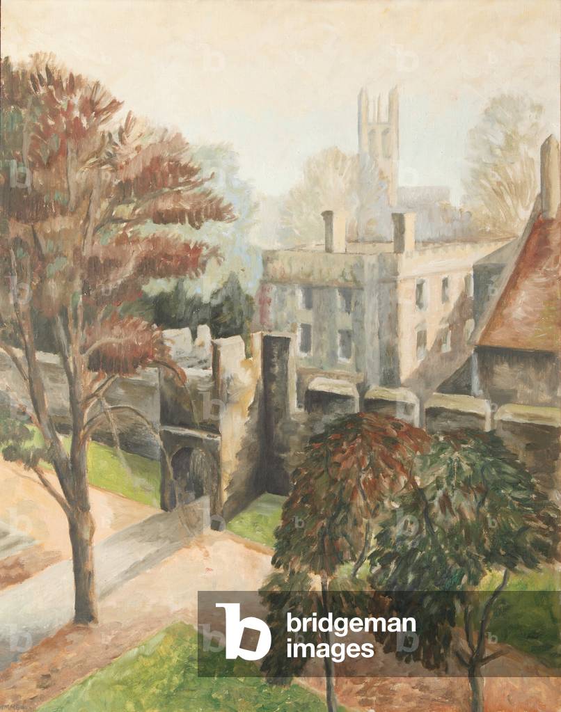 View of New College, 1953 (oil on canvas)
