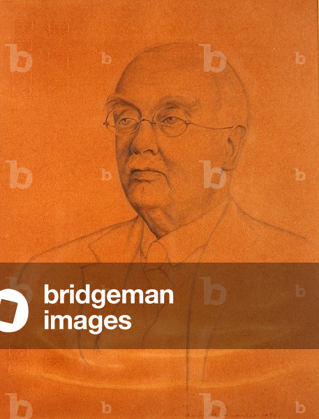 H.L. Henderson (graphite on terracotta paper)