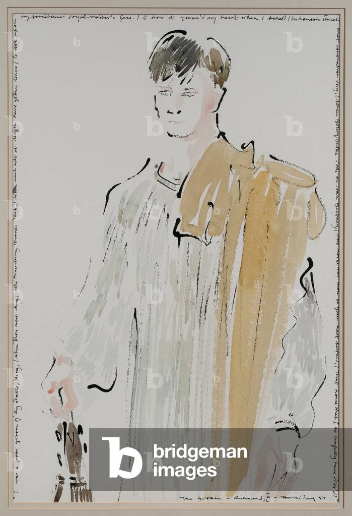 The Groom, 1987 (ink & w/c on paper)