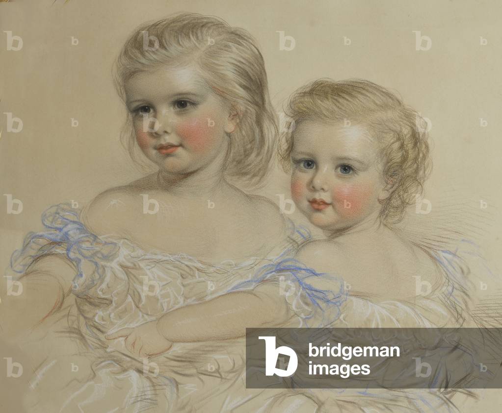 Rashdall Children, 1862 (chalk drawing)