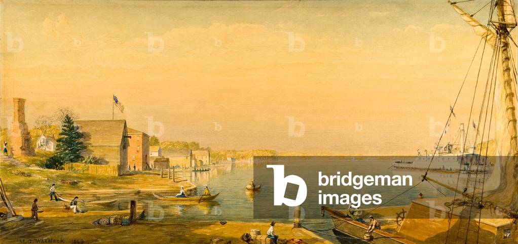 Plymouth, N.C., 1863 (watercolor on paper)
