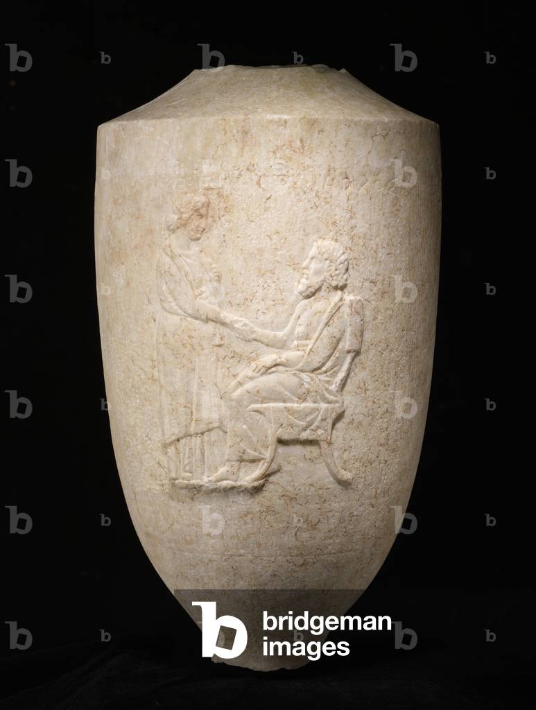 Lekythos, c.375-350 BC (Pentablic marble)