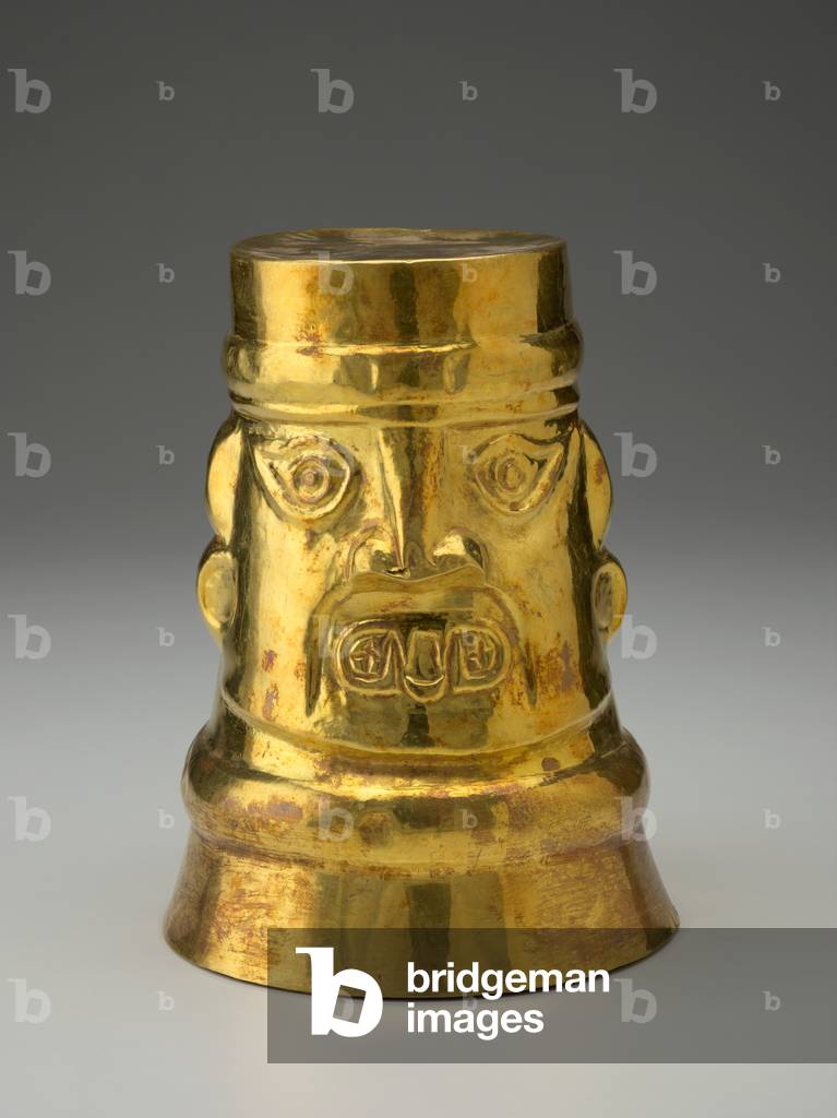 Kero (Ceremonial Drinking Vessel), c.1000-1476 (gold alloy)