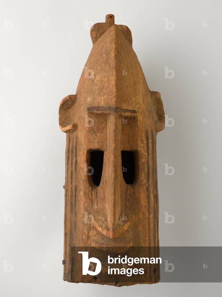 Foreign Warrior Mask (Samana), 20th century (wood and metal)