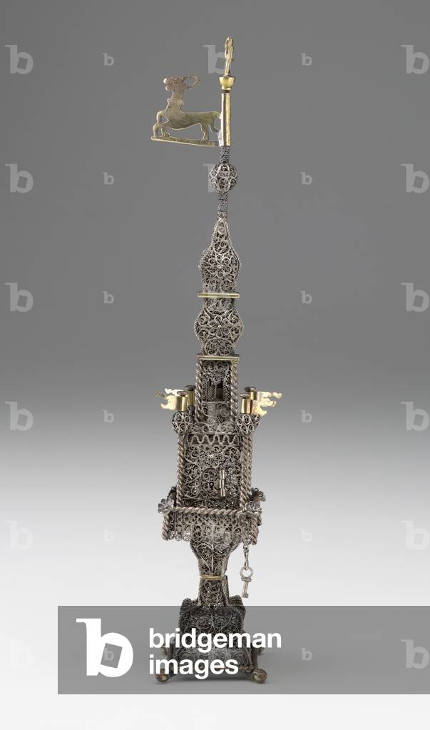 Spice Container, 18th-19th century (silver: filigree with cut and cast elements, partly gilded)