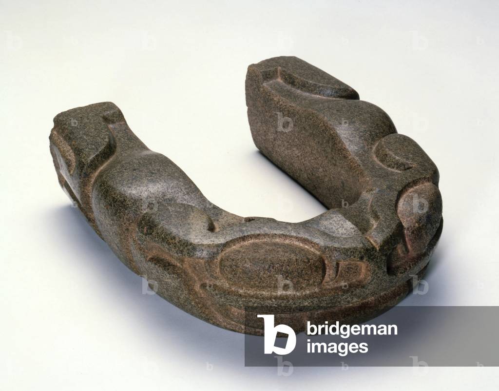 Ceremonial Ball Game Yoke, c.250-900 (Diorite)