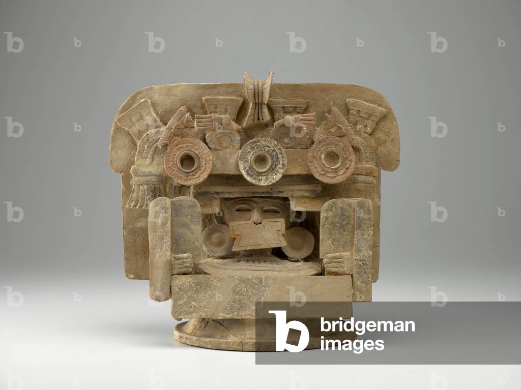 Incensario, c.200-600 (terracotta and paint)