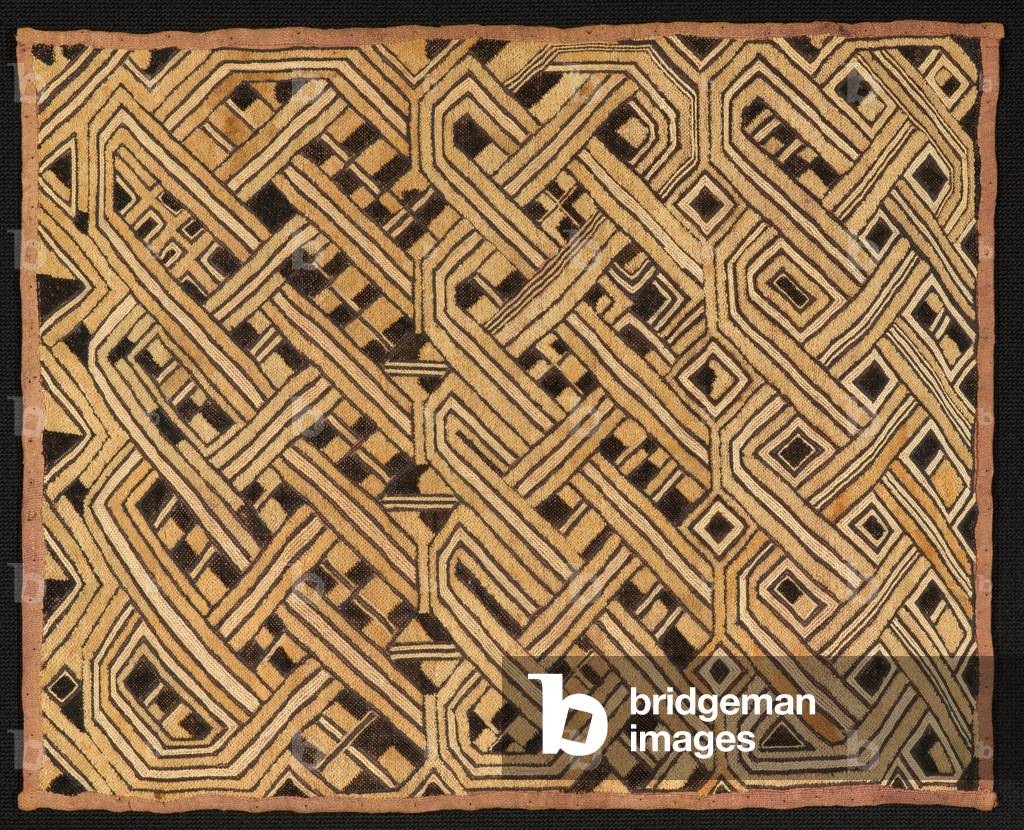 Display cloth (bwiim), 20th century (raffia and pigment)