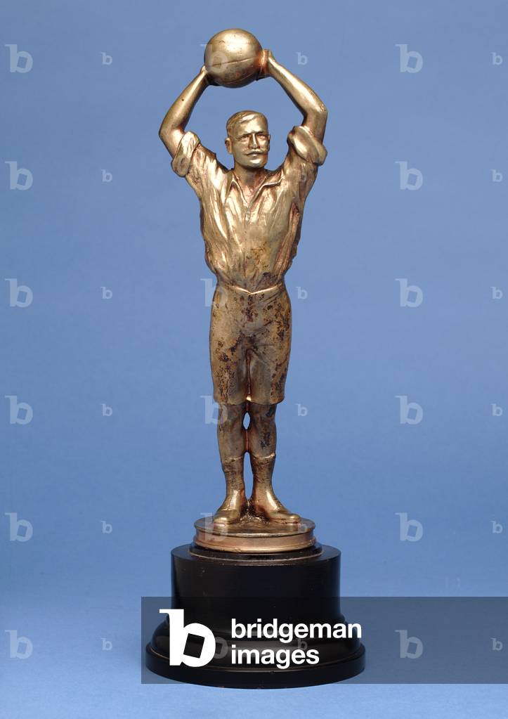 Charles Wreford-Brown of the Corinthians (bronze and wood)