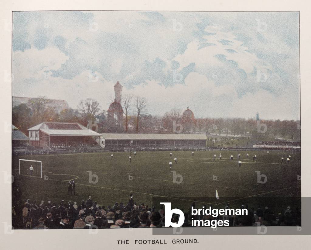 The Football Ground, from 'Crystal Palace: Guide and Souvenir' (colour litho)