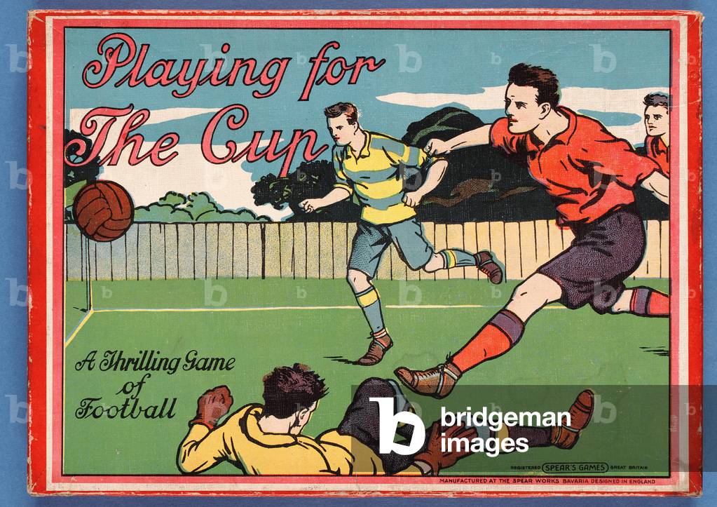 'Playing for the Cup', board game, 1920s