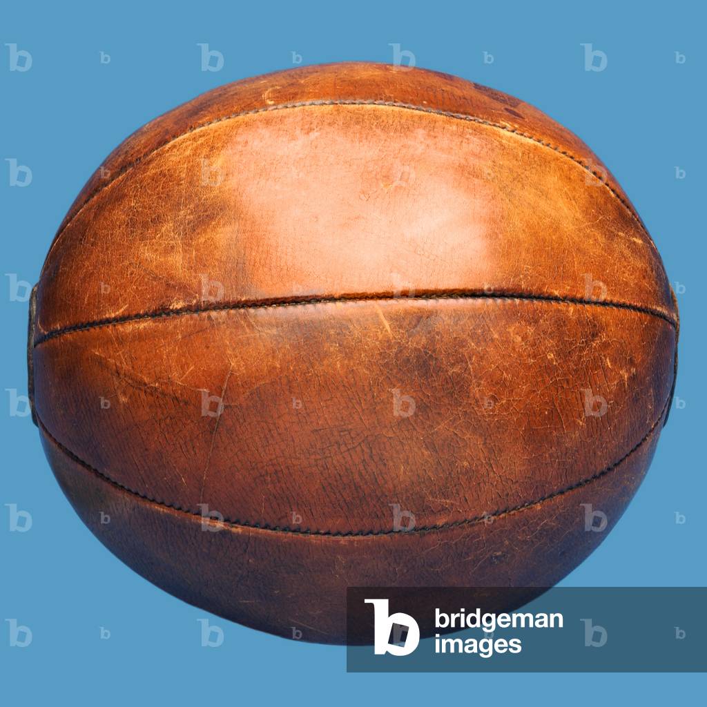 Ball, 1870s (leather)