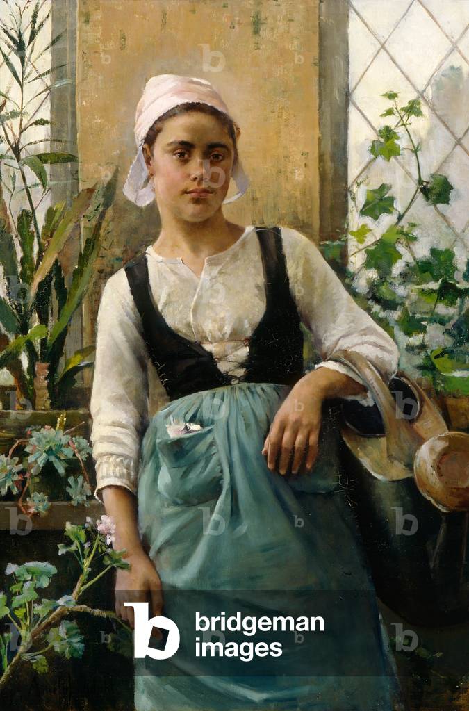 The Garden Girl, 1885 (oil on canvas)