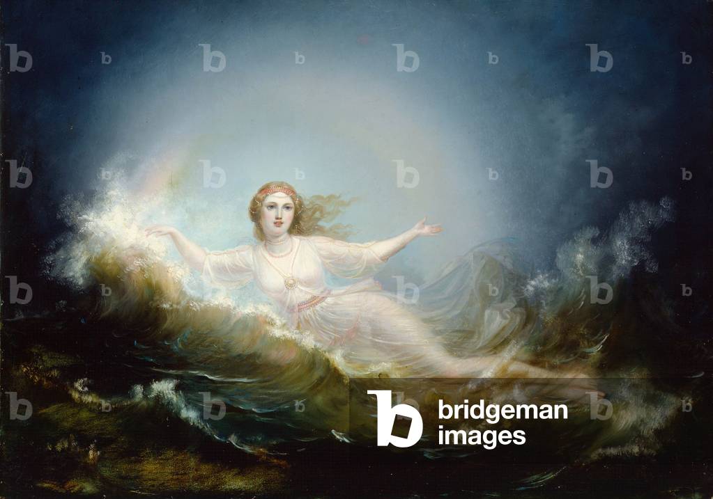 Ilmatar, 1860 (oil on paper mounted on canvas)