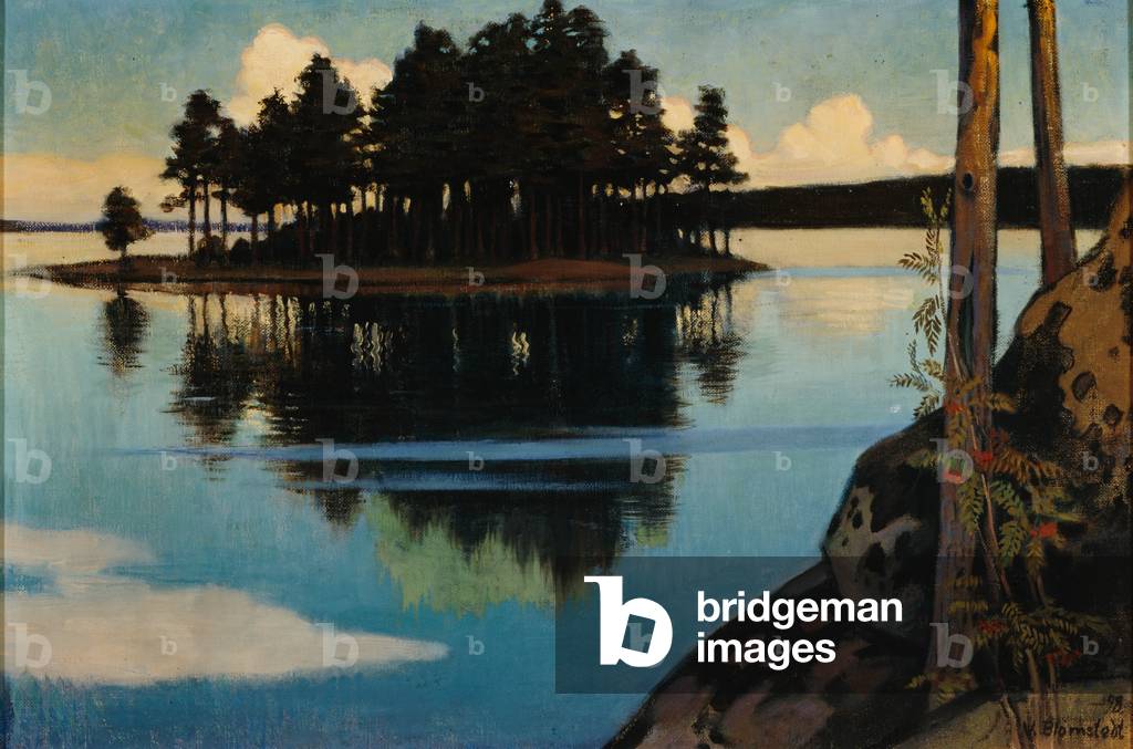 Sunset, 1898 (oil on canvas)