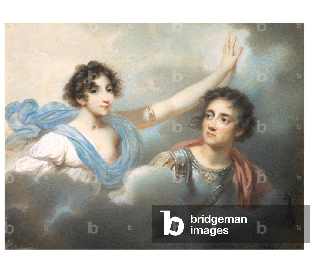 Gustaf Mauritz Armfelt and Princess of Sagan, 1801 (w/c & gouache on ivory)