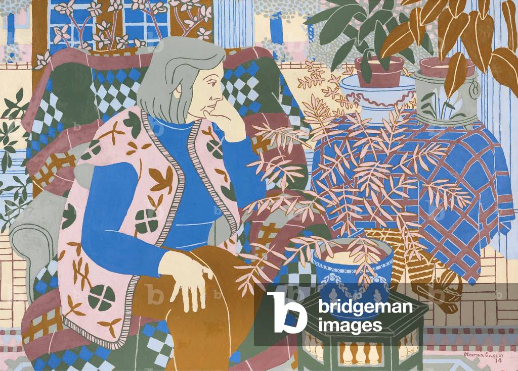 Pat II, 2014 (oil on board)