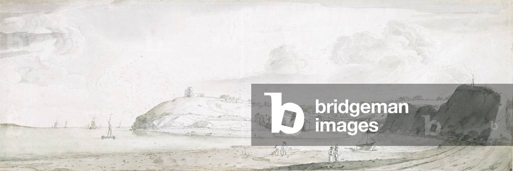 Tenby, 1678 (pen & ink and wash on paper)