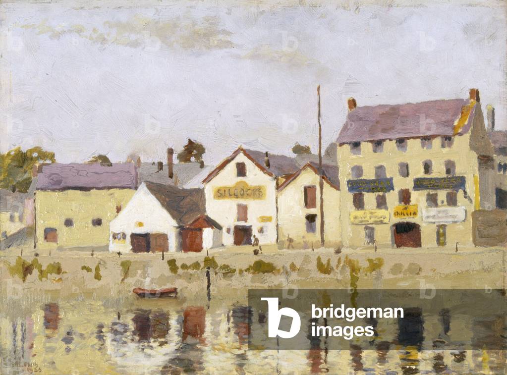 Carmarthen Quay (oil on board)