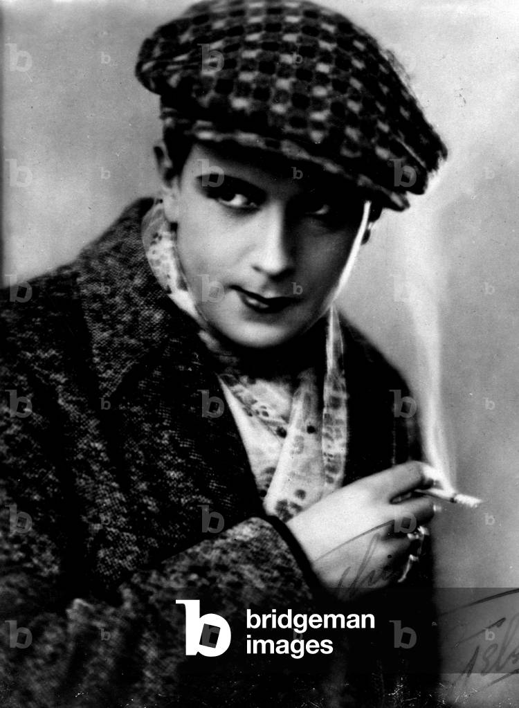 Autograph portrait of Jaques Catelin (1897-1965), French actor.