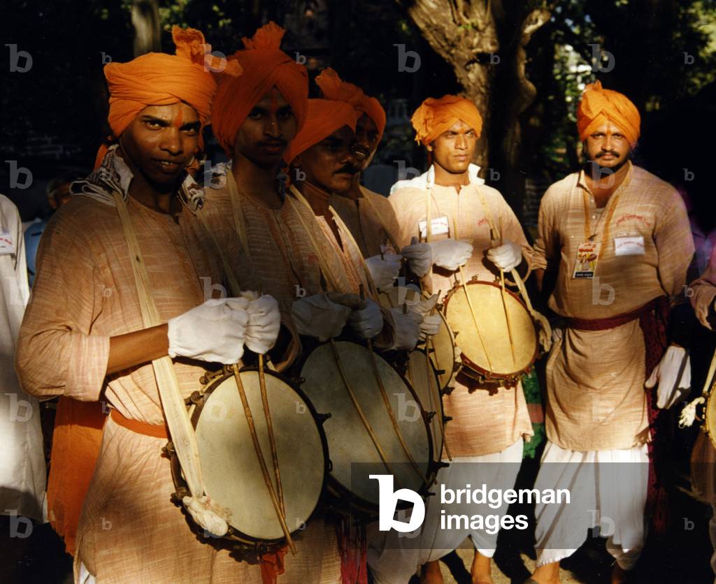 Tasha, India -  Kettledrums and drummers