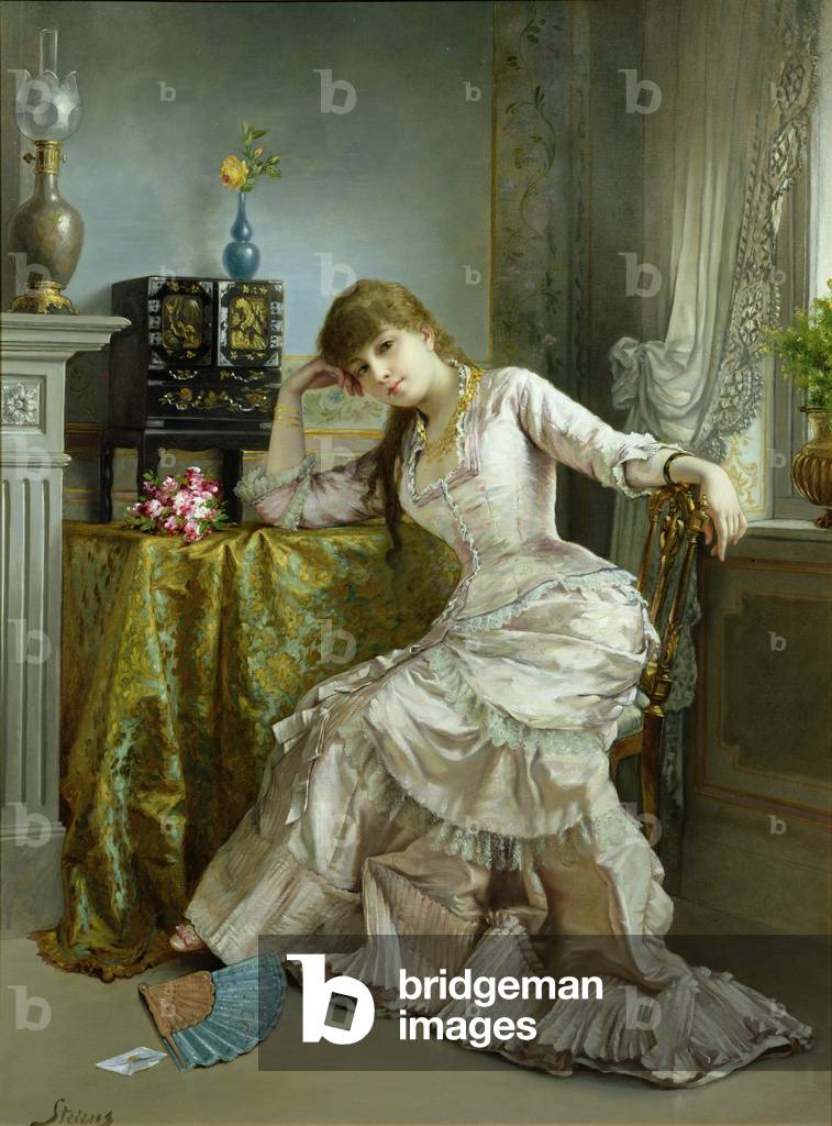 "Ritratto di giovane donna" di Agapit Stevens