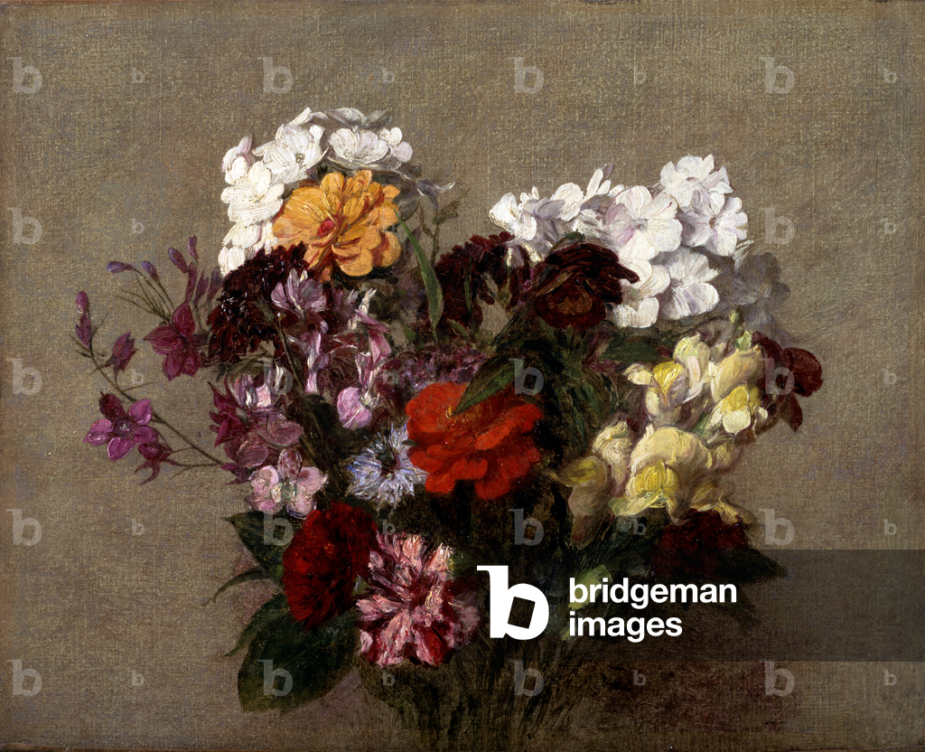 Blumenstrauß (Öl auf Leinwand)