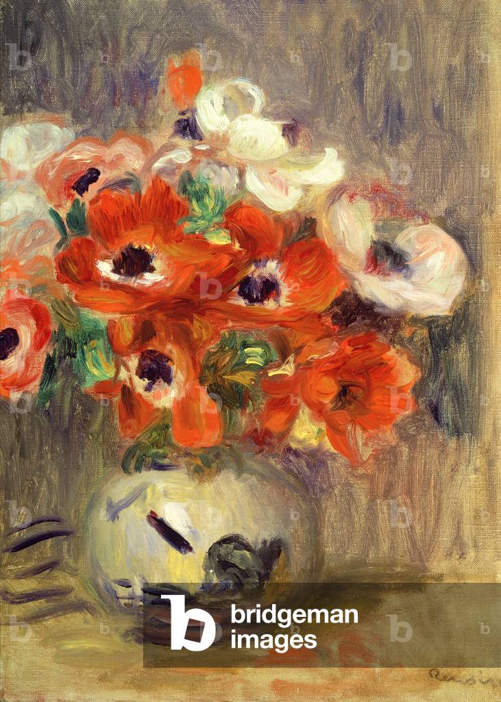 Immagine di Dipinto "Anemoni", 19th Secolo di Pierre Auguste Renoir