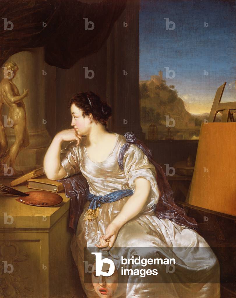"`Pictura' (olio su pannello)", C17th Secolo di Frans van Mieris