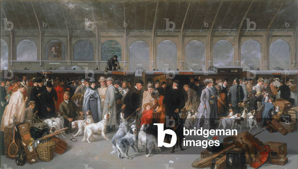 Going North (oil on canvas)