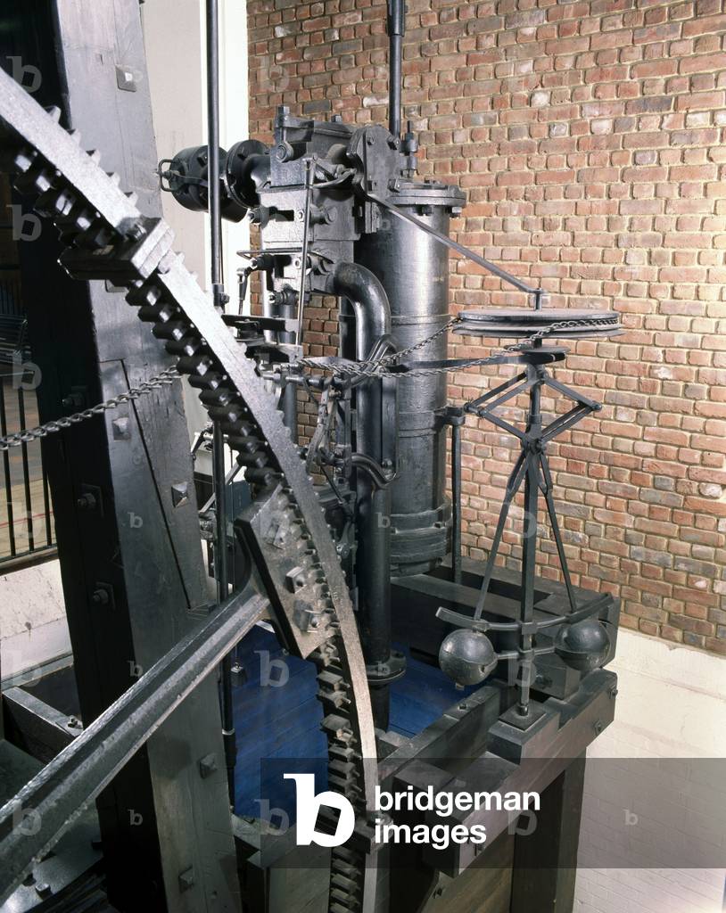 Boulton and Watt's rotative engine, 1788 (metal)