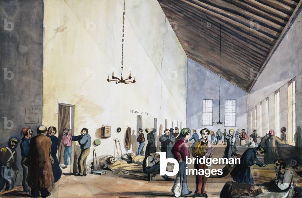 Scutari Hospital, Turkey, 1857 (w/c on paper)