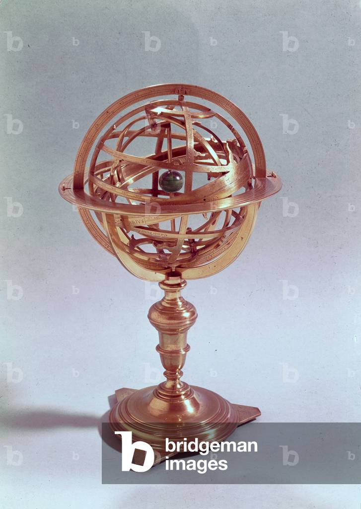 "Rüstungskugel auf dem Ptolemaiksystem", 1648 von Adam Heroldt