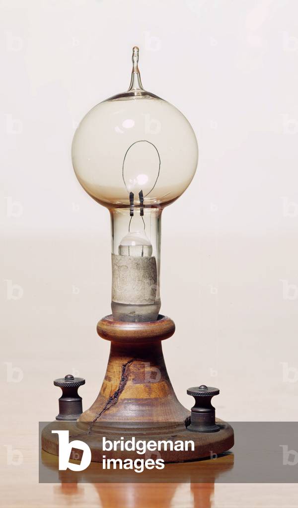 Electric filament, 1879 (glass & wood) (see also 259550 & 260230)