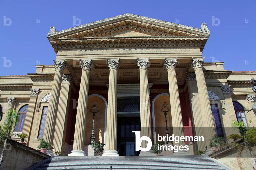 The Teatro Massimo Opera House in Palermo Sicily