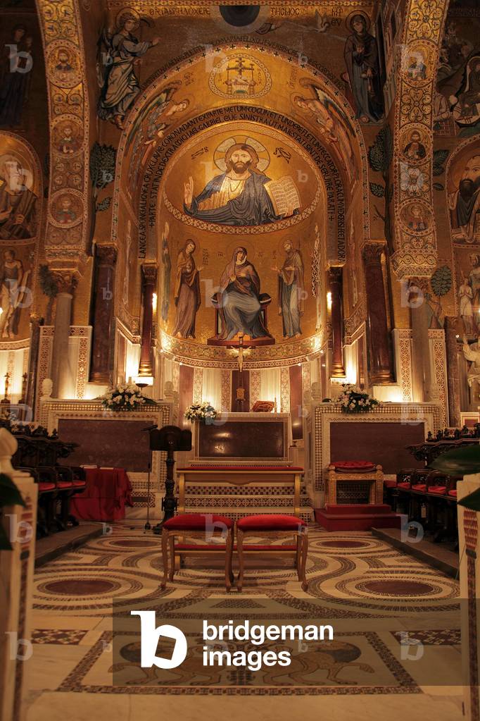 The Cappella Palatina at the Palazzo Reale in Palermo Sicily