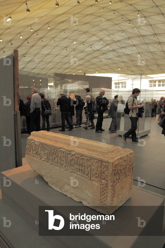 The new Islamic Arts Gallery in the Louvre  in Paris France