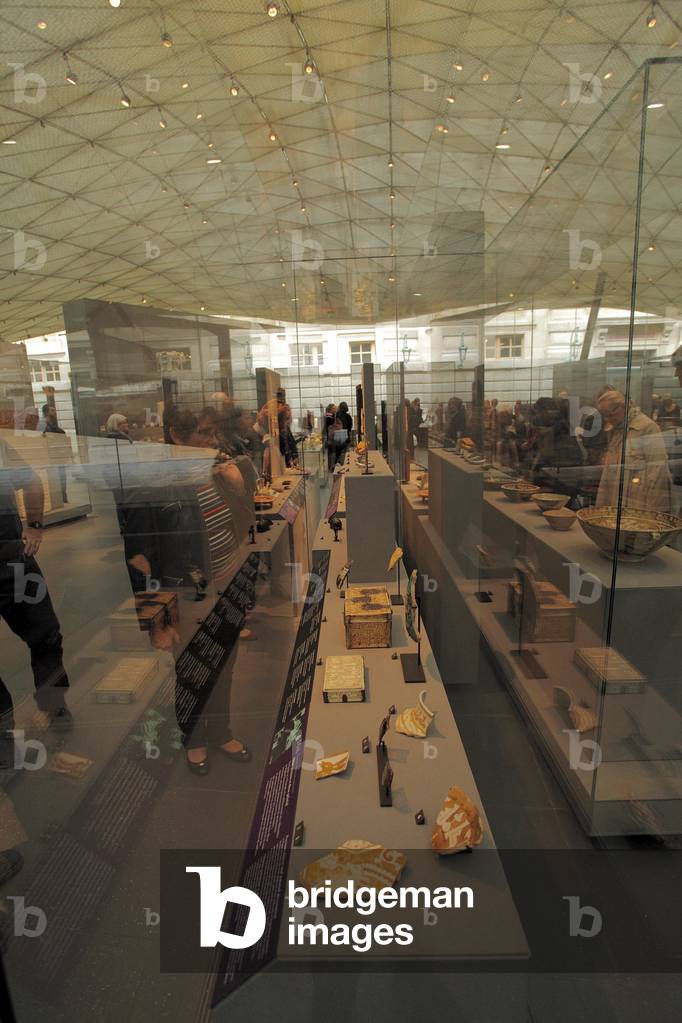 The new Islamic Arts Gallery in the Louvre  in Paris France