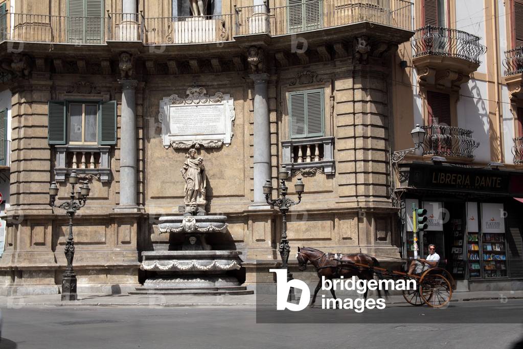 The Quattro Canti crossroads in Palermo, Sicily